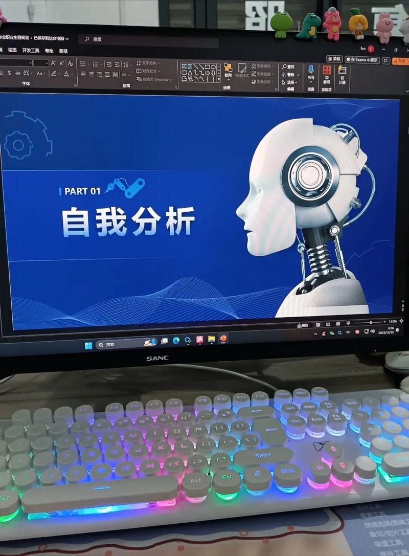 独轮摩托机器人动画片