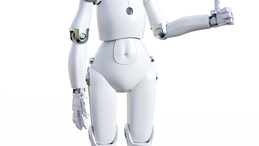 朝阳大悦城机器人美女